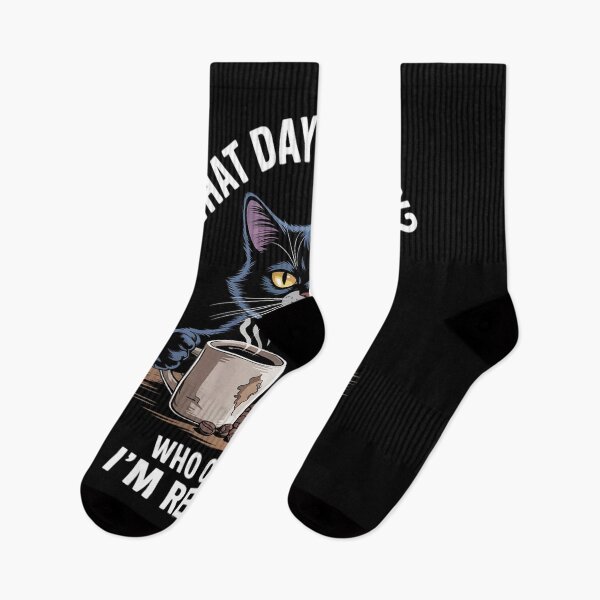Item preview, What Day Is Today Who Cares I'm Retired Cat Humor Coffee5  designed and sold by RoyTill0Art.
