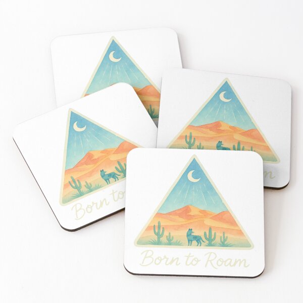 Item preview, Colourful Born to Roam – Adventure & Wanderlust Typography Design designed and sold by baggycatsworld.
