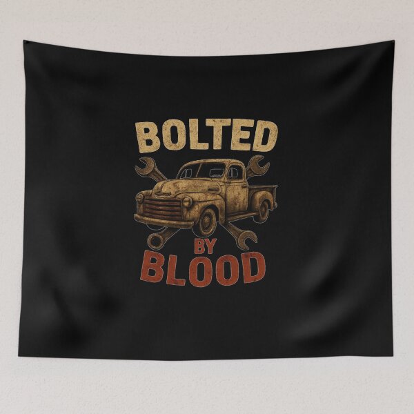 Item preview, Rust & Wrenches – Bolted by Blood Automotive Art designed and sold by JonelCrafts.