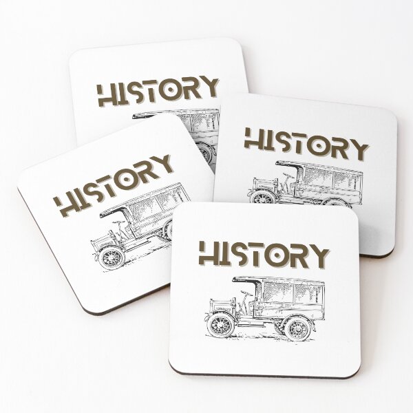 Item preview, HISTORY Vintage Block Typography — Retro Brown and Black Academic Design designed and sold by HBDStudio.