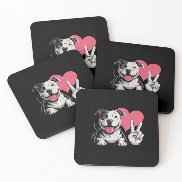 Item preview, Pit Bull Pittie Peace Love Pitbull Rescue Dog Lover designed and sold by DetroitMug.