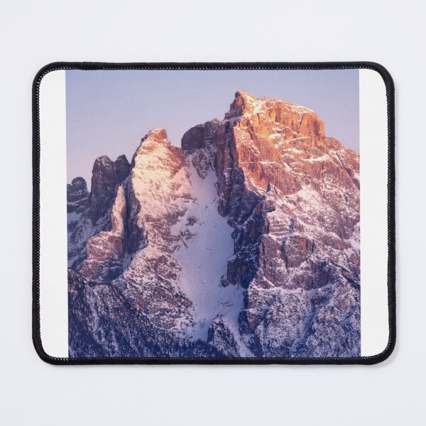 Item preview, Snowy Mountain Path Photographic Print designed and sold by Mother-Nature65.