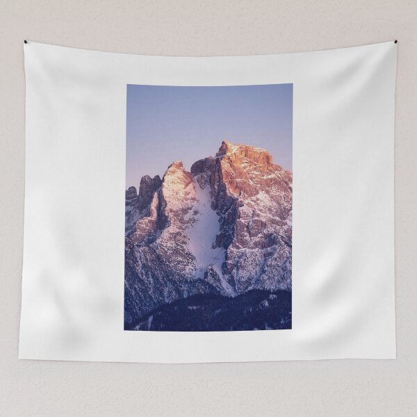 Item preview, Snowy Mountain Path Photographic Print designed and sold by Mother-Nature65.