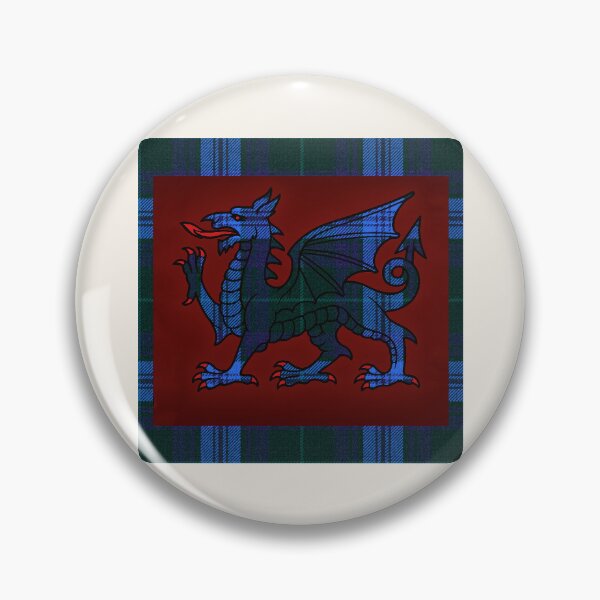 Item preview, Jones Welsh Tartan – Without God, Without Anything & y Ddraig Goch - the red dragon  designed and sold by WheelieGdArt.
