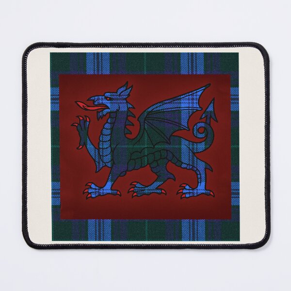Item preview, Jones Welsh Tartan – Without God, Without Anything & y Ddraig Goch - the red dragon designed and sold by WheelieGdArt.