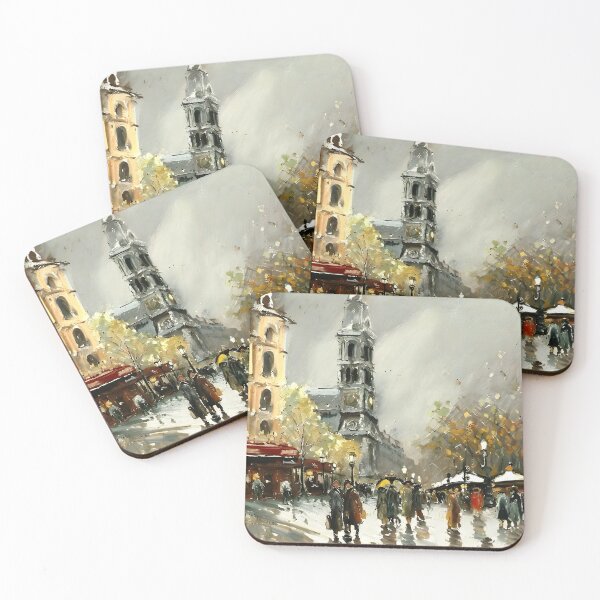 Item preview, Saint-Germain-des-Prés at Dusk - 01 designed and sold by artdesignsnow.
