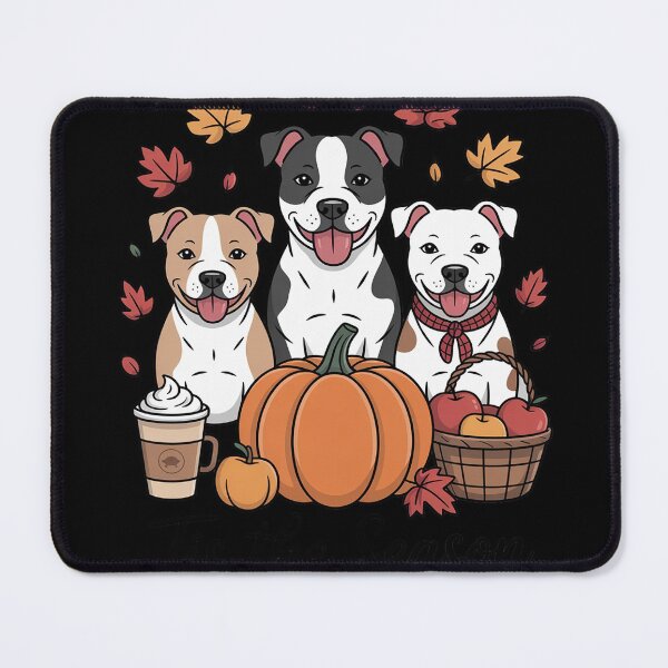 Item preview, Pitbull Dog Autumn Fall Thanksgiving Tis The Season Women designed and sold by DetroitMug.