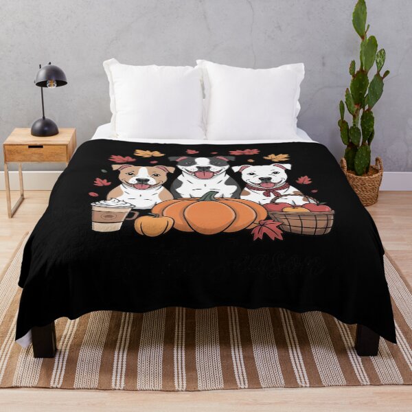 Item preview, Pitbull Dog Autumn Fall Thanksgiving Tis The Season Women designed and sold by DetroitMug.