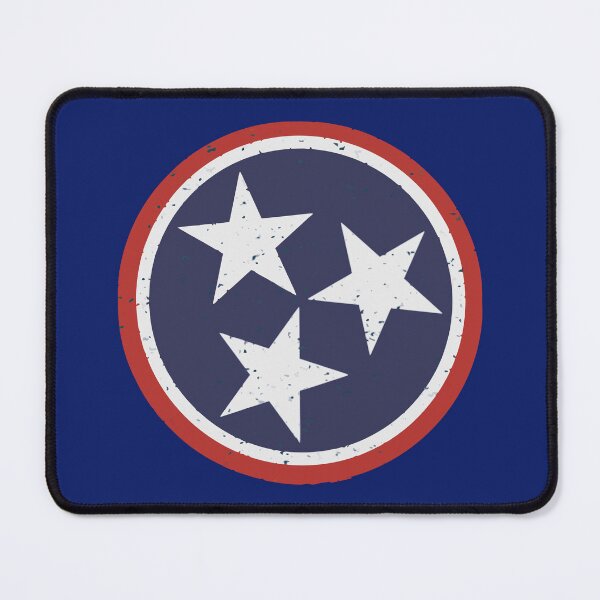 Item preview, Vintage Tennessee Tri-Star Emblem – TN State Flag Symbol designed and sold by donwillisjrart.