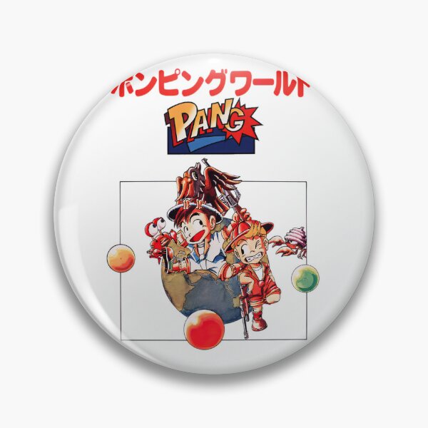 Item preview, Pang Japanese Retro Arcade Poster HD designed and sold by Retr0Tshirts.