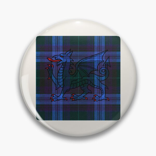 Item preview, Jones Welsh Tartan – Without God, Without Anything & y Ddraig Goch - the red dragon v2 designed and sold by WheelieGdArt.