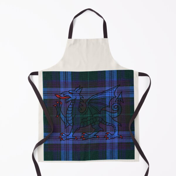 Item preview, Jones Welsh Tartan – Without God, Without Anything & y Ddraig Goch - the red dragon v2 designed and sold by WheelieGdArt.