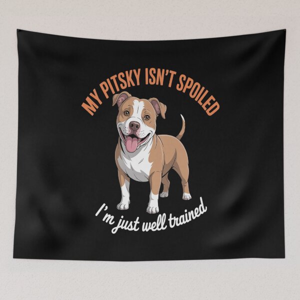 Item preview, Pitsky Owner Lover Dog Spoiled designed and sold by DetroitMug.