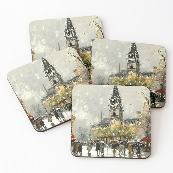 Item preview, Saint-Germain-des-Prés at Dusk - 02 designed and sold by artdesignsnow.