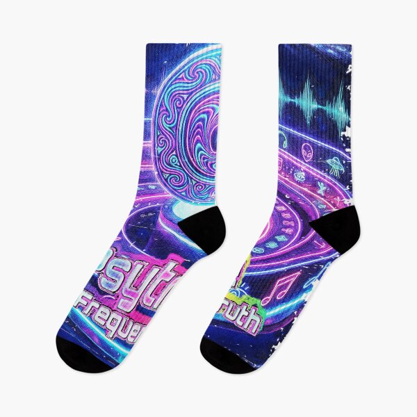 Item preview, Psytrance: The Frequency Of Truth - Cosmic Neon Vinyl & Galaxy Art designed and sold by Hen-C-Art.