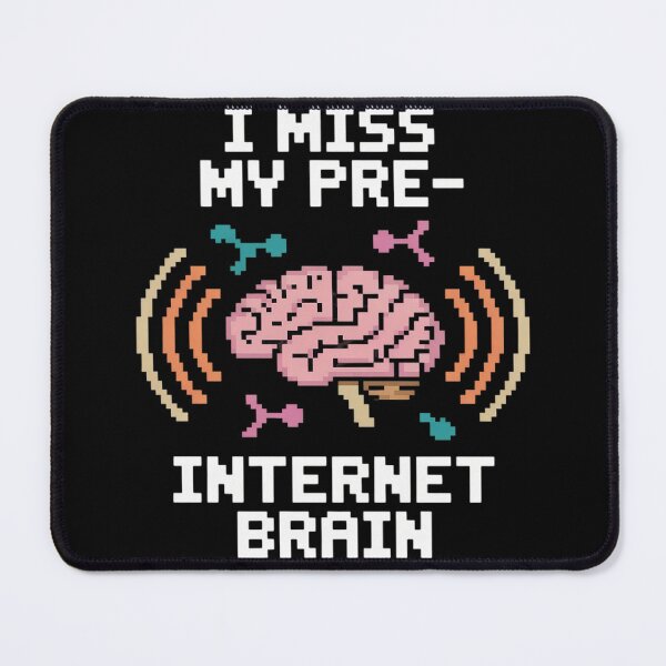Item preview, Pixel Art I Miss My Pre Internet Brain designed and sold by DetroitMug.