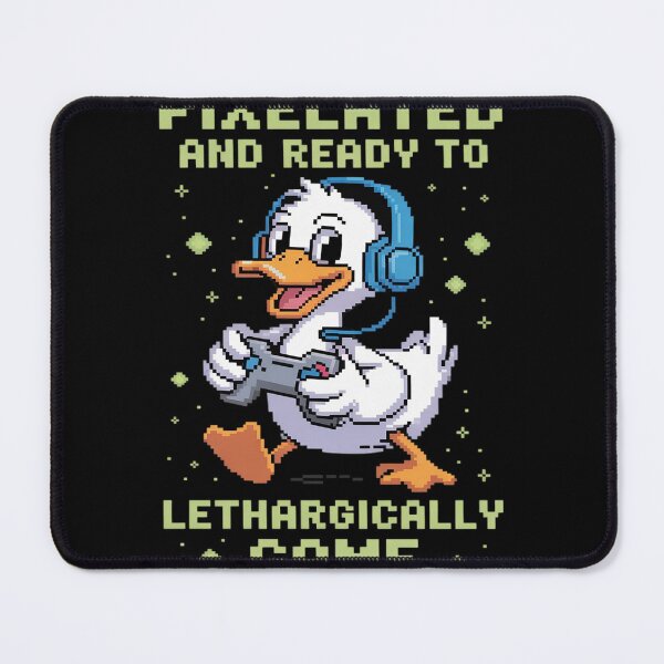 Item preview, Pixelated Gamer Duck 8-Bit Gaming Parody designed and sold by DetroitMug.