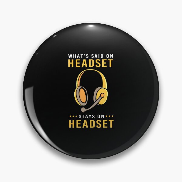 Item preview, Whats On The Headset Stays On Headset Funny Stage Manager designed and sold by EdithKelly1.