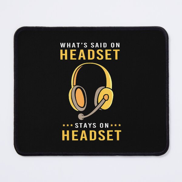 Item preview, Whats On The Headset Stays On Headset Funny Stage Manager designed and sold by EdithKelly1.