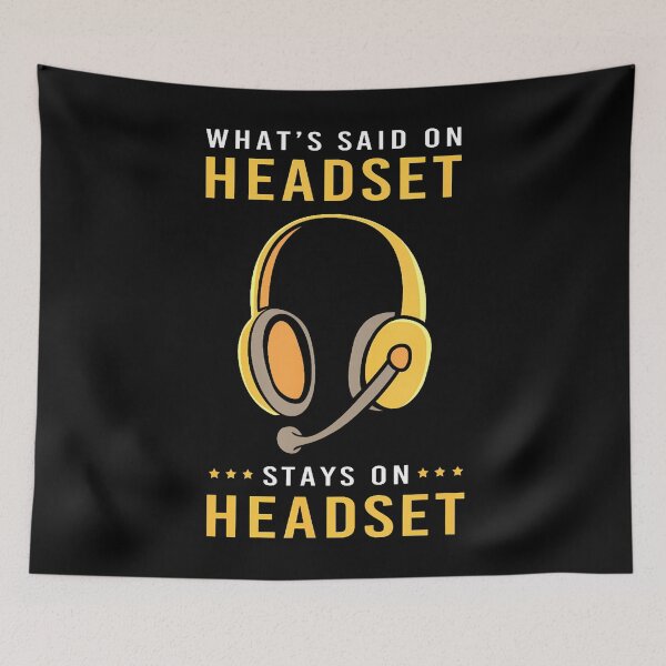 Item preview, Whats On The Headset Stays On Headset Funny Stage Manager designed and sold by EdithKelly1.