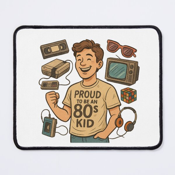 Item preview, Proud to Be an 80s Kid designed and sold by Trend Drops Mad.