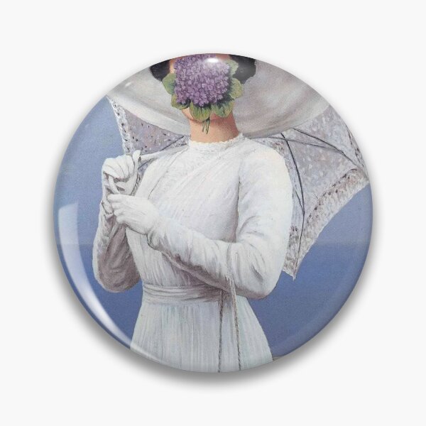 Item preview, The Great War (1964) – René Magritte | Surreal Bowler Hat Portrait with Flower designed and sold by Art Outlaws.