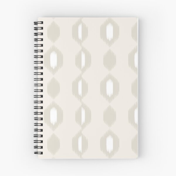 Item preview, Ikat Hex Flow in Linen on Pearl designed and sold by colorofmagic.