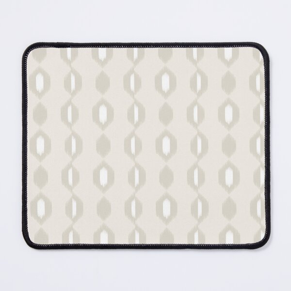 Item preview, Ikat Hex Flow in Linen on Pearl designed and sold by colorofmagic.