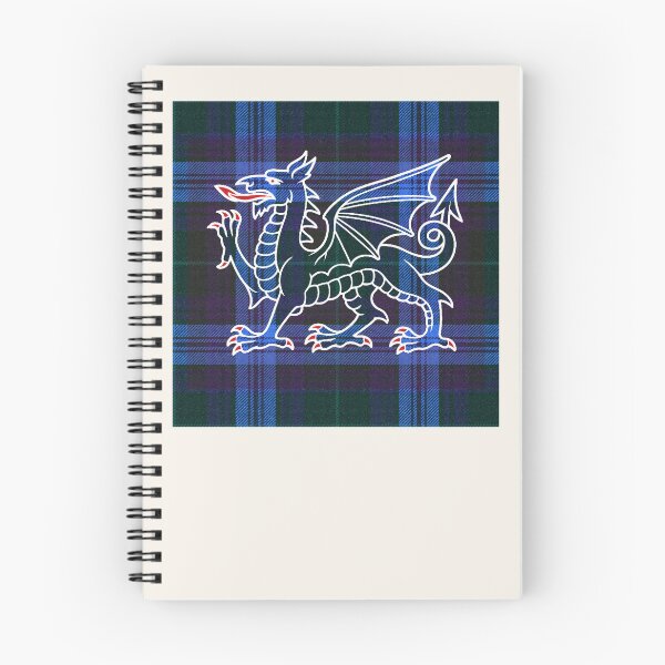 Item preview, Jones Welsh Tartan – Without God, Without Anything & y Ddraig Goch - the red dragon v3 designed and sold by WheelieGdArt.