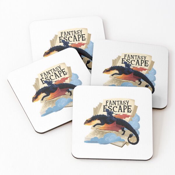 Item preview, Dragon Rider — “Fantasy Escape” Book Lover Design designed and sold by SleekLineSketches.