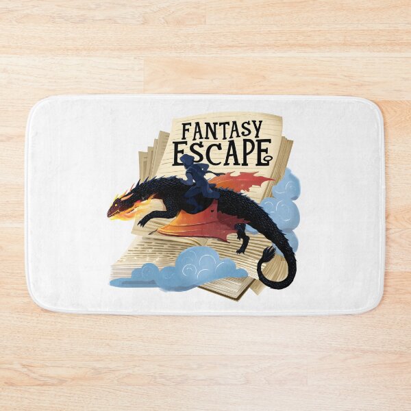 Item preview, Dragon Rider — “Fantasy Escape” Book Lover Design designed and sold by SleekLineSketches.