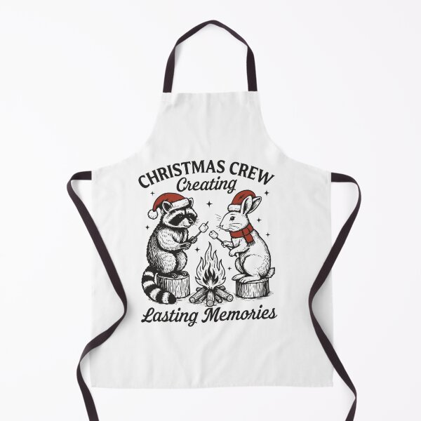 Item preview, Christmas Crew Campfire – Raccoon and Rabbit Winter Design designed and sold by Graphic Botique.