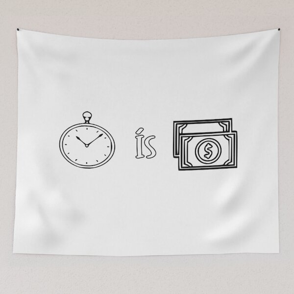 Item preview, TIME IS MONEY – Motivational Business & Productivity Design – Entrepreneur Gift designed and sold by sednalafandy79.