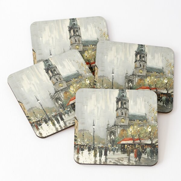 Item preview, Saint-Germain-des-Prés at Dusk - 03 designed and sold by artdesignsnow.