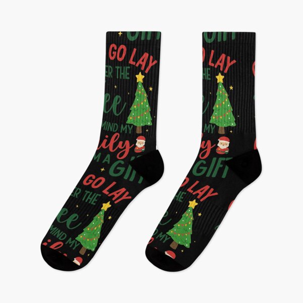 Item preview, Gonna Go Lay Under The Tree To Remind My Family That I'm  A Gift - Funny Christmas Quote designed and sold by DavdPrt.