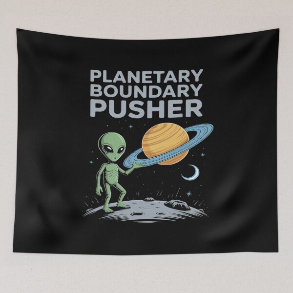 Item preview, Planetary Boundary Pusher Alien UFO Space designed and sold by CultureSpec.