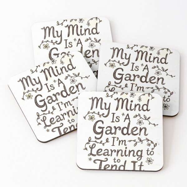 Item preview, My Mind Is a Garden — I’m Learning to Tend It • Botanical Sketch Tee designed and sold by emmisdesigns25.