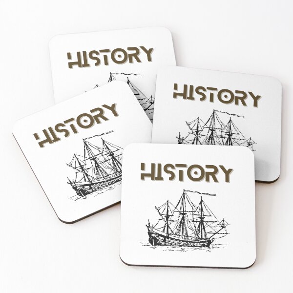 Item preview, HISTORY Vintage Block Typography — Retro Brown and Black Academic Design designed and sold by HBDStudio.