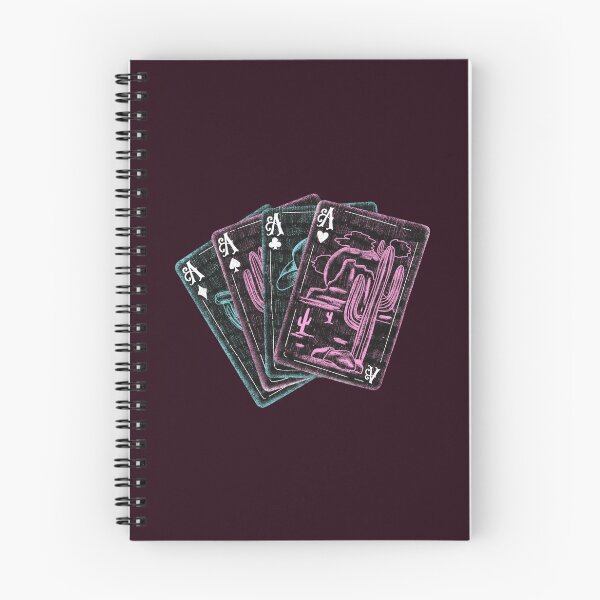 Item preview, Neon western ace cards designed and sold by pinkyfish1010.