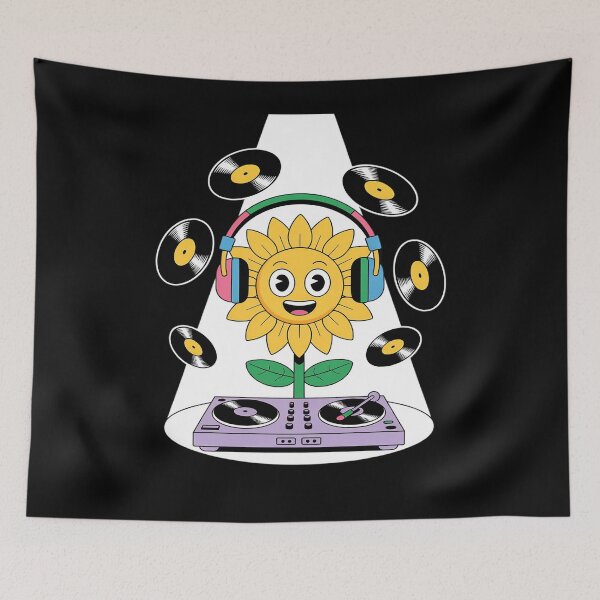Item preview, Plant Dj Sunflower Music Beats designed and sold by CultureSpec.