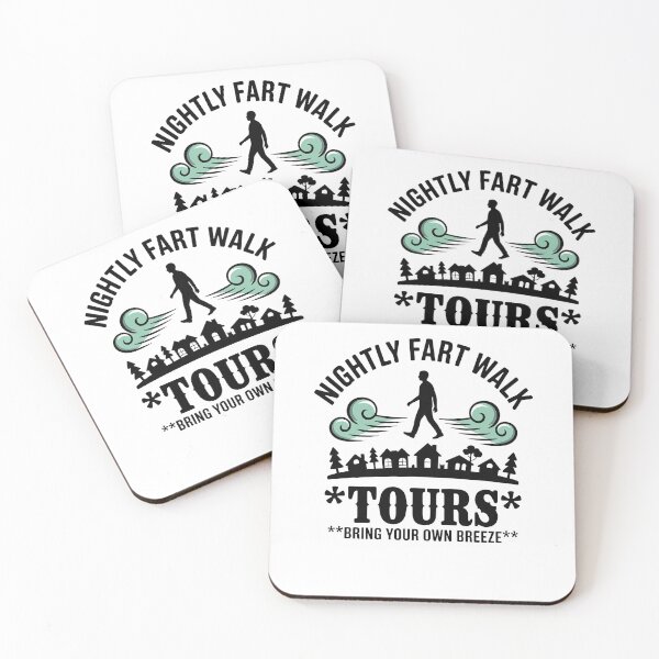 Item preview, Nightly Fart Walk Tours Funny Saying designed and sold by elderberry.