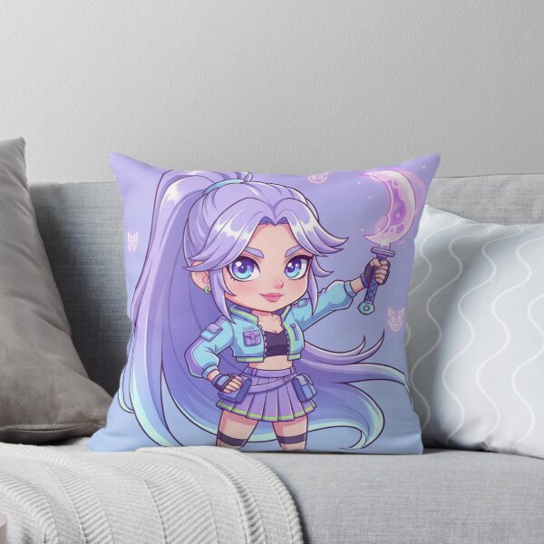 Item preview, Moonblade Chibi Warrior – “Ready to Fight” Kawaii Battle Girl Art designed and sold by Ellie Creations.
