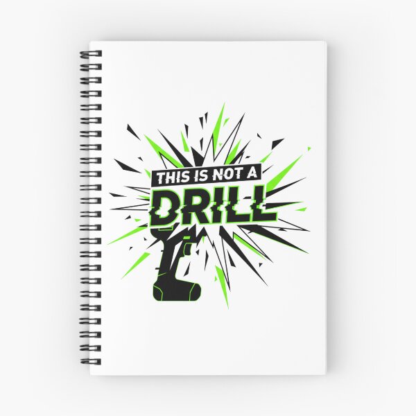 Item preview, This Is Not a Drill Warning Sign | Bold Construction Humor Design designed and sold by SecretPODesigns.