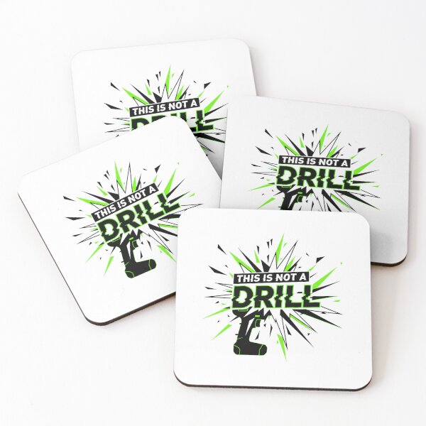 Item preview, This Is Not a Drill Warning Sign | Bold Construction Humor Design designed and sold by SecretPODesigns.