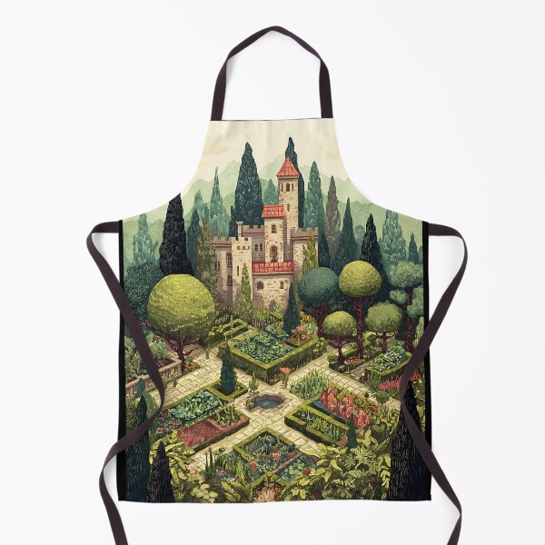 Item preview, Medieval Castle Garden Floral designed and sold by bapupa.