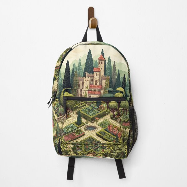 Item preview, Medieval Castle Garden Floral designed and sold by bapupa.
