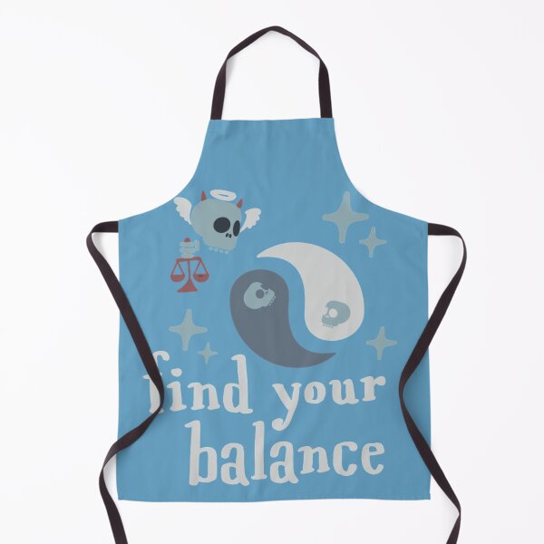 Item preview, Find Your Balance: Yin Yang Angel and Demon Skulls designed and sold by Crowniex.