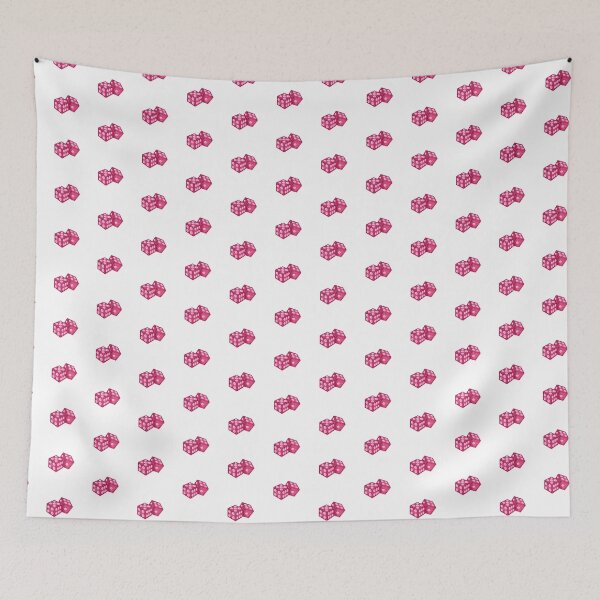 Item preview, Girly pink dice designed and sold by pinkyfish1010.