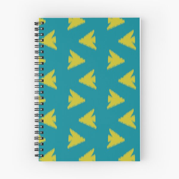 Item preview, Ikat Bird Flow in Antique Gold on Ocean Teal designed and sold by colorofmagic.