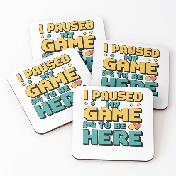 Item preview, I Paused My Game to Be Here Pixel Quote designed and sold by QuietBloom80.